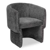 Trueliving Modern Light Single Seater Sofa Linen Finish H 30'' x W 31'' x D 30''